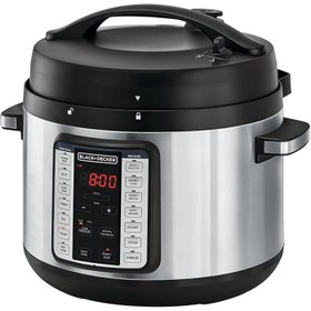 تصویر زودپز برقی بلک اند دکر مدل PCP1010 BLACK+DECKER Smart Steam Pot, 1350W Power, 10L, 9 in 1 Usage, 14 Smart Programmable Electric Pressure Cooker