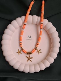 تصویر گردنبند فیمو ساحلی کد ۱۶۴ 