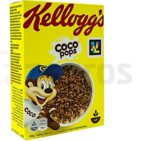 تصویر کورن فلکس شکلاتی یک وعده ای کوکوپاپس برند کلاگز 30 گرم coco pops coco pops