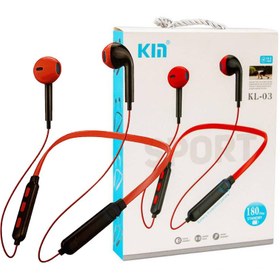 تصویر هندزفری بلوتوث دورگردنی KIN KL-03 KIN KL-03 Sport Headphone