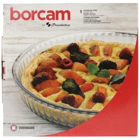 تصویر تابه پیتزا پیرکس بورجام پاشاباغچه ترک کد ۵۹۰۴۴ Pyrex Borcam Pasabahce Turk Pizza Pan Code 59044