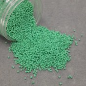 تصویر منجوق گرد سبز روشن گچی (15 گرم) 