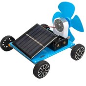 تصویر کیت و کاردستی آموزشی ماشین چهار چرخ با پنل خورشیدی 