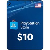 تصویر گیفت کارت پلی استیشن 10 دلار آمریکا PlayStation Gift Card 10$ United States