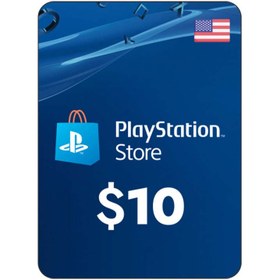 تصویر گیفت کارت پلی استیشن 10 دلار آمریکا PlayStation Gift Card 10$ United States