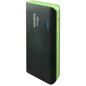 تصویر شارژر همراه ای دیتا 10000 میلی آمپر ساعت PT100 Adata PT100 10000 mAh Power Bank