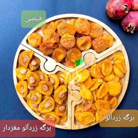 تصویر برگه زردآلو مغزدار گاخ 100 گرم 