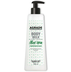 تصویر لوسیون بدن آگرادو حاوی عصاره آلوئه ورا-400ml Agrado Aloe Vera 