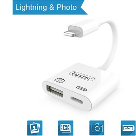 تصویر مبدل لایتنینگ به USB/لایتنینگ ارلدام/مدل ET-OT43 مبدل USB/لایتنینگ ارلدام مدل/ ET-OT43