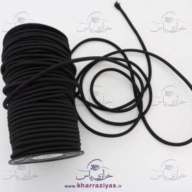 تصویر کش قیطان شلواری مشکی ضخیم (توپ 50 یاردی) 