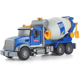 تصویر اسباب بازی مدل ماشین میکسر طرح دودزا باطری خور سرعتی کد 811-1 