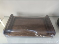 تصویر سینی چوبی دسته دار گنجشکی گلدکیش 