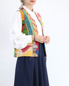 تصویر جلیقه وینتیج طرح ۲ 