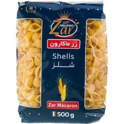 تصویر ماکارونی شلز زرماکارون وزن ۵۰۰ گرم 