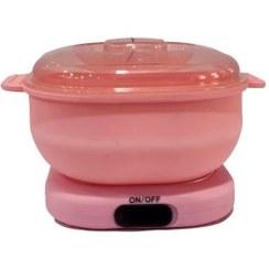 تصویر دستگاه وکس برقی سیلیکونی pro wax 700 مسافرتی ( دستگاه شمع دارای دکمه خاموش روشن) 