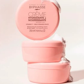 تصویر کرم مرطوب کننده دست و صورت بایفاس حجم 250 میلی لیتر BYPHASSE MOISTURIZING & NOURISHING CREAM 250 ml