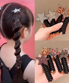 تصویر کش فنری طرح گل 