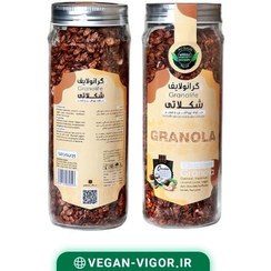 تصویر گرانولا فندق شکلاتی 380 گرم گرانولایف وگان ویگر Vegan Vigor granolaif hazelnut chocolate granola 380g