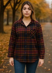 تصویر مانتو پاییزانه پشمی 