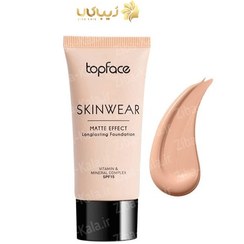 تصویر کرم تیوبی اسکین ویر تاپ فیس Topface Skinwear Matte Effect Longlasting Foundation