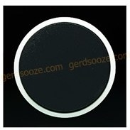 تصویر کلید کولر دلند مدل آوا پلکسی مشکی زه سفید Deland switches and sockets Ava Black White Plexi