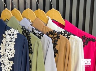 تصویر شومیز سرشانه گیپور مدل بهار کد a39 