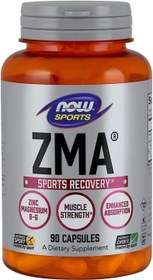 تصویر زد ام ای ناو فودز (90 عددی) NOW Foods, Sports, ZMA, Sports Recovery, 90 Veg Capsules