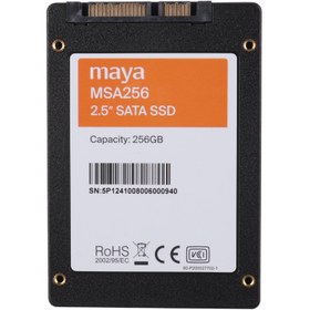 تصویر حافظه SSD اینترنال مایا مدل MSA256 با ظرفیت 256 گیگابایت Maya MSA256 256GB SSD Internal Drive