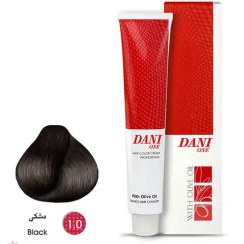 تصویر رنگ مو دنی وان شماره 1.0 رنگ مشکی Dani one
