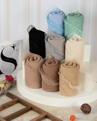 تصویر شال لب توری 