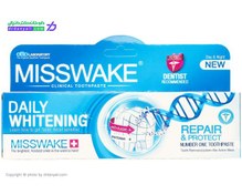 تصویر خمیر دندان دیلی وایتنینگ میسویک ا Misswake Daily Whitening Toothpaste 100ml Misswake Daily Whitening Toothpaste 100ml