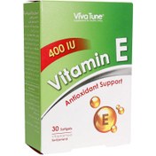 تصویر کپسول نرم ژلاتینی ویتامین E ۴۰۰ واحد ویواتیون ۳۰ عدد 