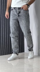 تصویر شلوار ورزشی مام فیت طوسی زاپدار 