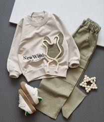 تصویر ست دخترانه با شلوار کتان 