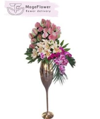 تصویر جام گل تبریک کد 2040 