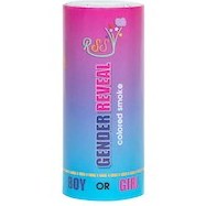 تصویر بمب دود تعیین جنسیت صورتی و آبی 