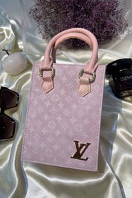 تصویر کیف دستی زنانه لویی ویتون LV مدل ایستاده همراه بند بلند چرمی LV BAG