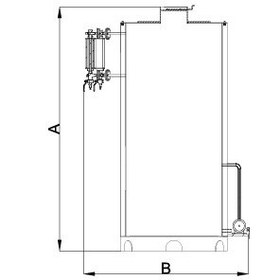 تصویر دیگ بخار ایستاده 