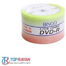 تصویر دی وی دی خام بینگو مدل DVD-R بسته 50 عددی ا Bingo DVD-R - Pack of 50 Bingo DVD-R - Pack of 50