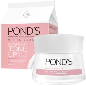 تصویر کرم روشن کننده ضدلک شیر تون آپ پوندز Pond's White Beauty Instabright Tone Up Milk Cream 