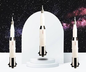 تصویر ماکت ساختنی مدل موشک ساترن 5 