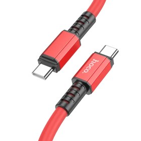 تصویر کابل شارژ 60 وات هوکو مدل X85 با سری تایپ سی تو تایپ سی HOCO X85 Type-C to Type-C Strength 60W charging data cable