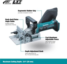 تصویر اتصال دهنده شارژی DPJ180Z ماکیتا Makita DPJ180Z 18V Lithium-ion Cordless Plate Joiner