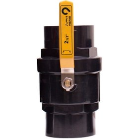 تصویر شیر توپی دسته فلز 21/2 اینچ 