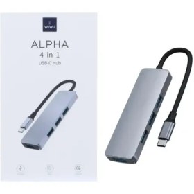 تصویر هاب 4 پورت USB-C ویوو مدل Alpha 440 Pro 