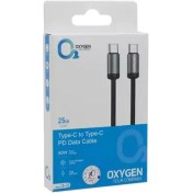 تصویر کابل دو سر تایپ سی اکسیژن مدل Oxygen LX-22 