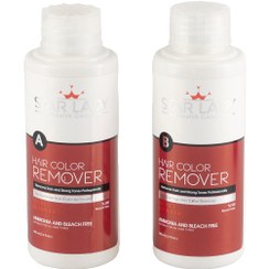 تصویر ریموور استار لیدی پاک کننده رنگهای قرمز و شرابی و مشکی Star Lady Hair Color Remover 200ml