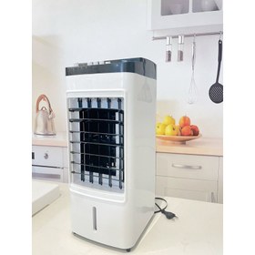 تصویر پنکه‌ آبی رومیزی مدل JD-8096 