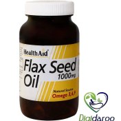 تصویر Health Aid Flax Seed Oil 1000mg Softgel Health Aid Flax Seed Oil 1000mg Softgel