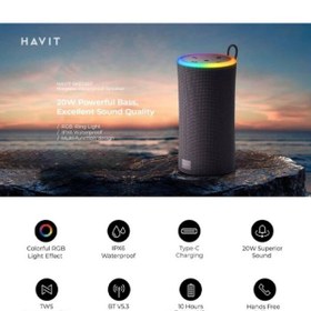 تصویر اسپیکر قابل حمل هویت مدل HAVIT SK833 